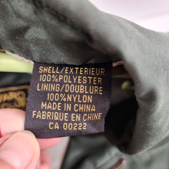 Vintage Boulevard Club Mens Green Casual Bomber Jacket Size Small - Picture 7 of 10